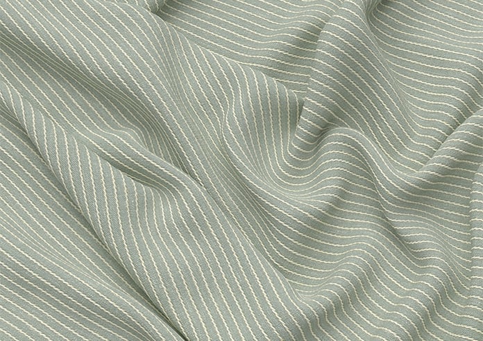 Montierre Stripe, Drift Blue - Twist&Fit Roman Blind - Image 4